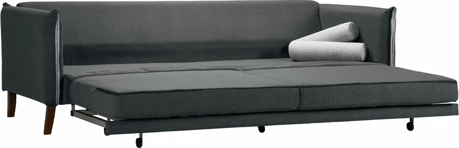 Divan-krevat trefësh, ngjyrë antracit NEVE 97, gri NEVE 83, 230x81x88