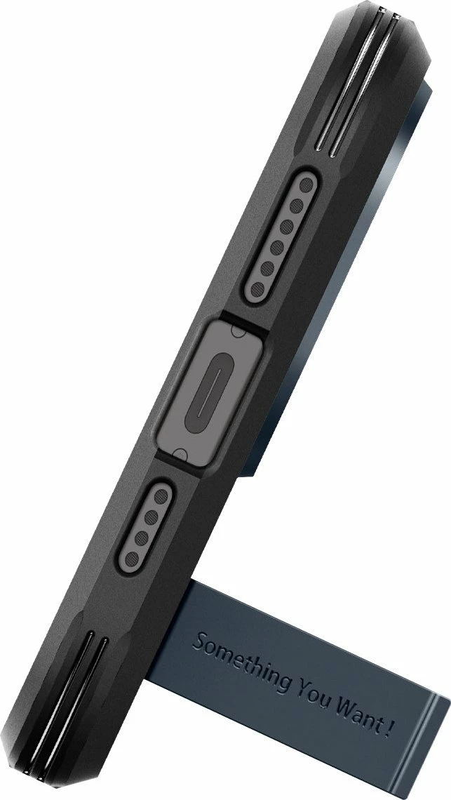 Mbështjellës Spigen Tough Armor MagSafe ACS06595 për iPhone 15 Pro Max, Metal Slate