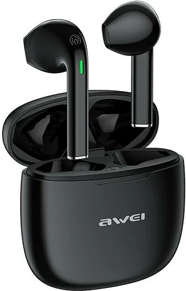 Kufje AWEI T26 Pro TWS, Bluetooth 5.3, me mikrofon, të zeza