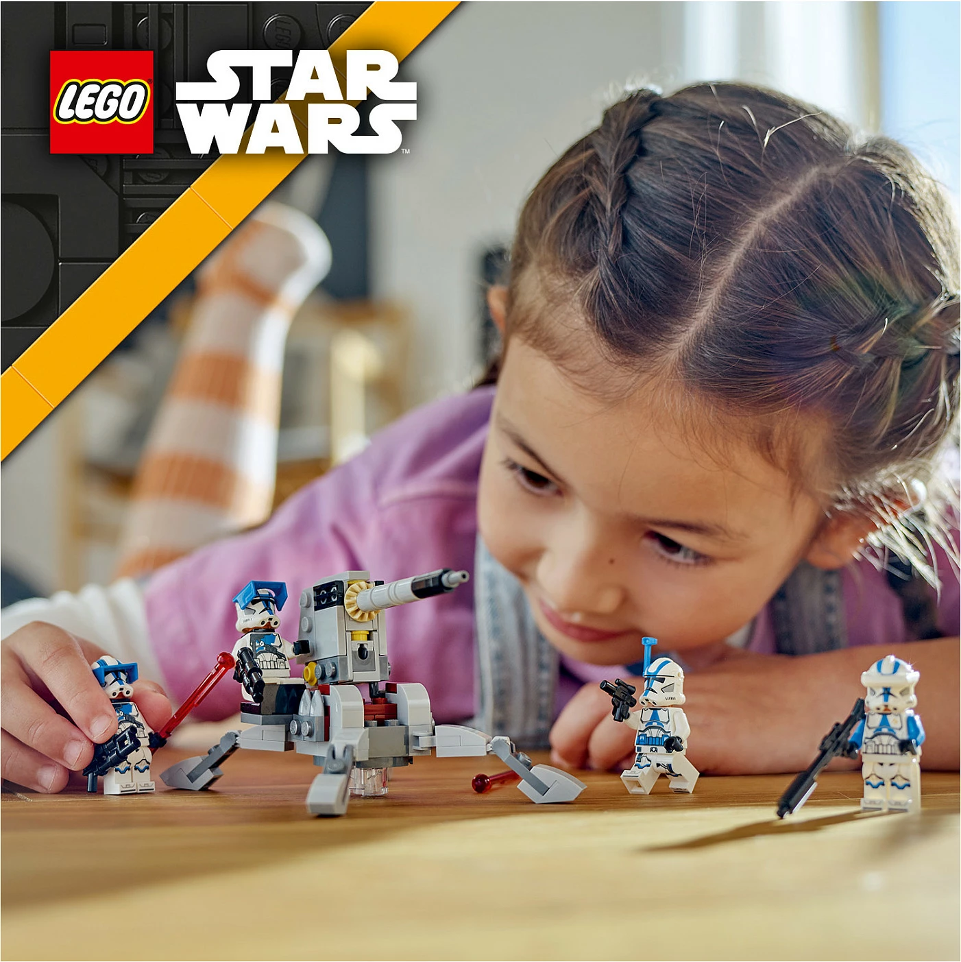 Set ndërtimi LEGO Star Wars 501st Clone Troopers, 119 pjesë, shumëngjyrësh