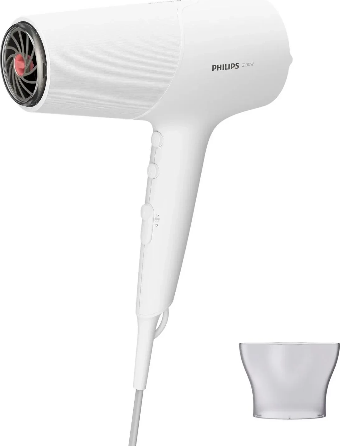 Tharëse flokësh Philips 5000 BHD500/00, 2100W, jonizim, e bardhë