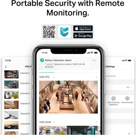 Kamerë sigurie IP TP-LINK VIGI C340 (4mm) 4MP Full-Color, H.265+, PoE, IP67, e bardhë/zezë