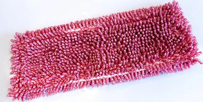 Insert për mop të sheshtë Vileda Style 140995, microfiber universal, e kuqe