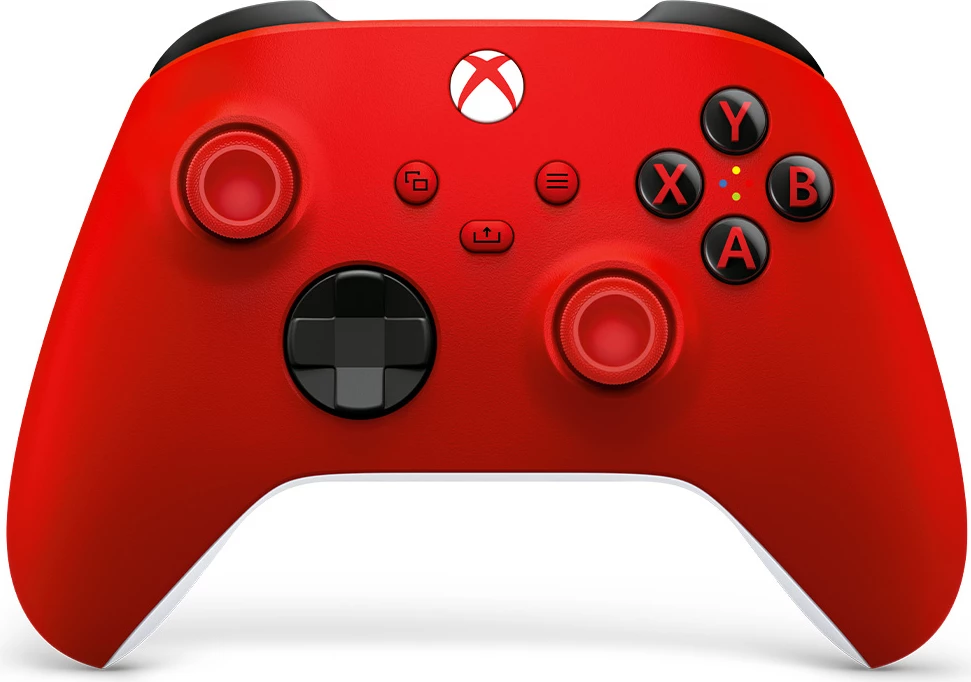 Kontroller Xbox, Microsoft, EP2-29936, wireless Bluetooth, kompatibilitet Xbox/PC/Android/iOS, red on white