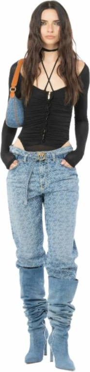 Xhinse Pinko Mom Fit për femra