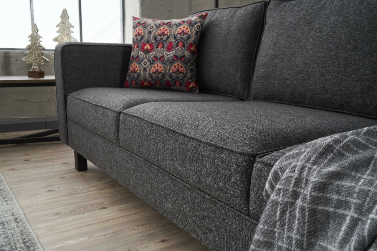 Divan treshe Atelier del Sofa, lino Kale, antracit
