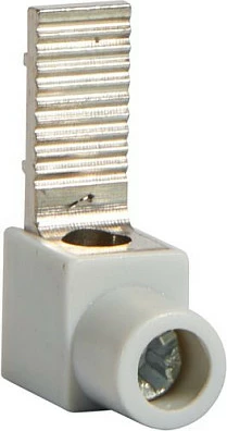 Klemë lidhëse Hager KF00A, stift 10 mm², e bardhë
