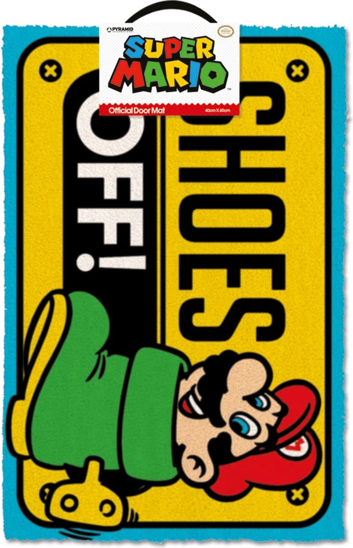 Tapet dere Pyramid International Super Mario "Shoes Off" 40x60 cm