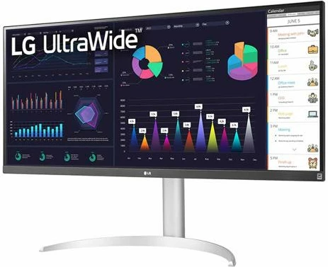 Monitor LG UltraWide 34WQ650-W 34" TFT/LCD, argjend/zi/bardhë