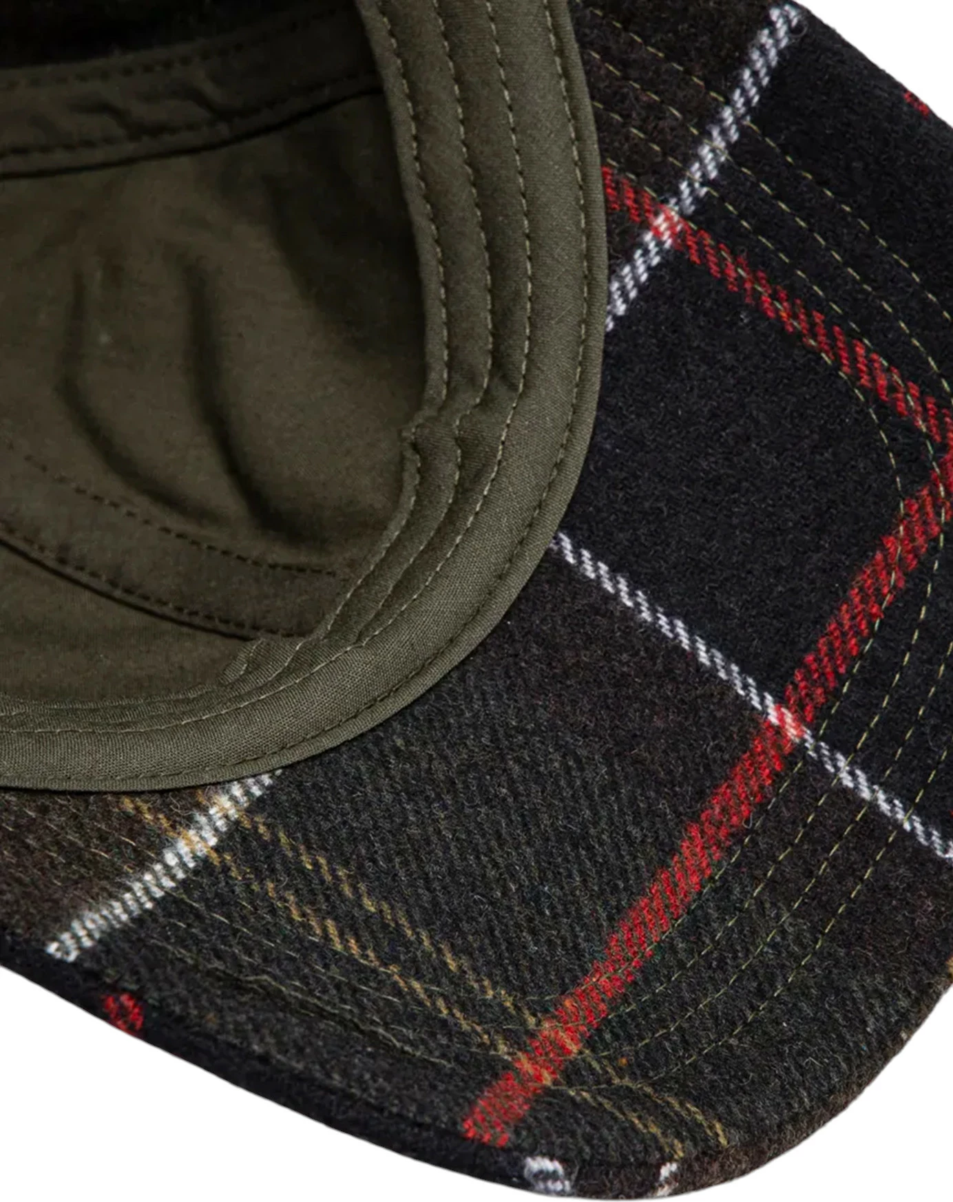 Kapelë sportive për meshkuj Barbour Galingale Tartan MHA0553, e gjelbër e errët