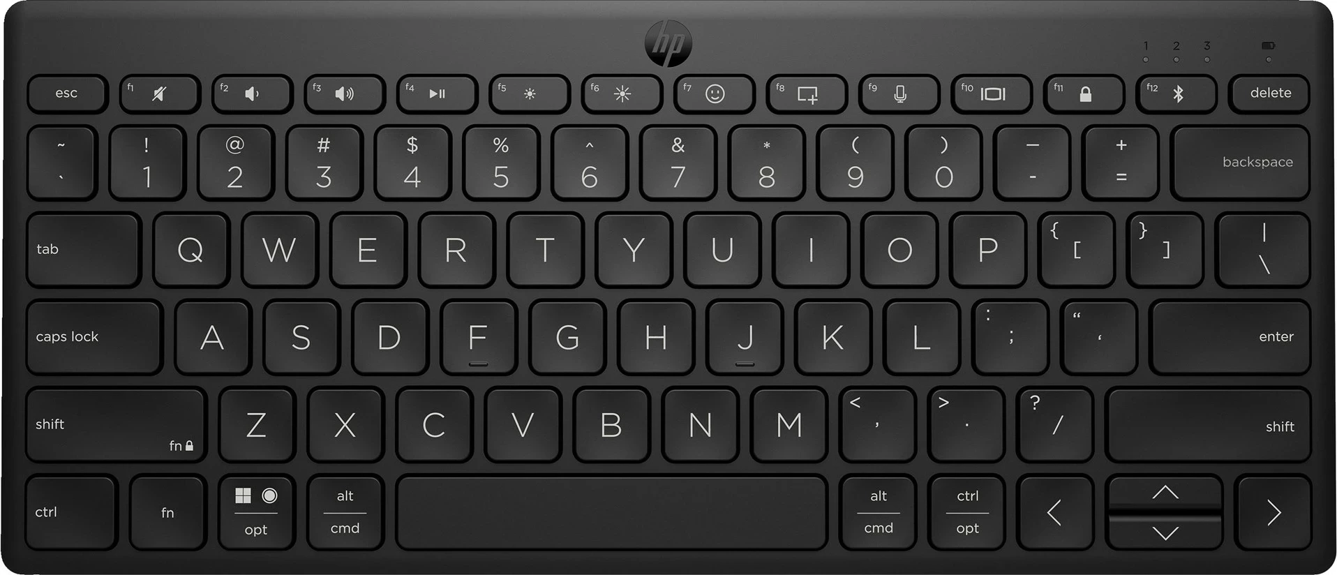 Tastierë HP 355 Compact Multi-Device Bluetooth, mekanike, e zezë