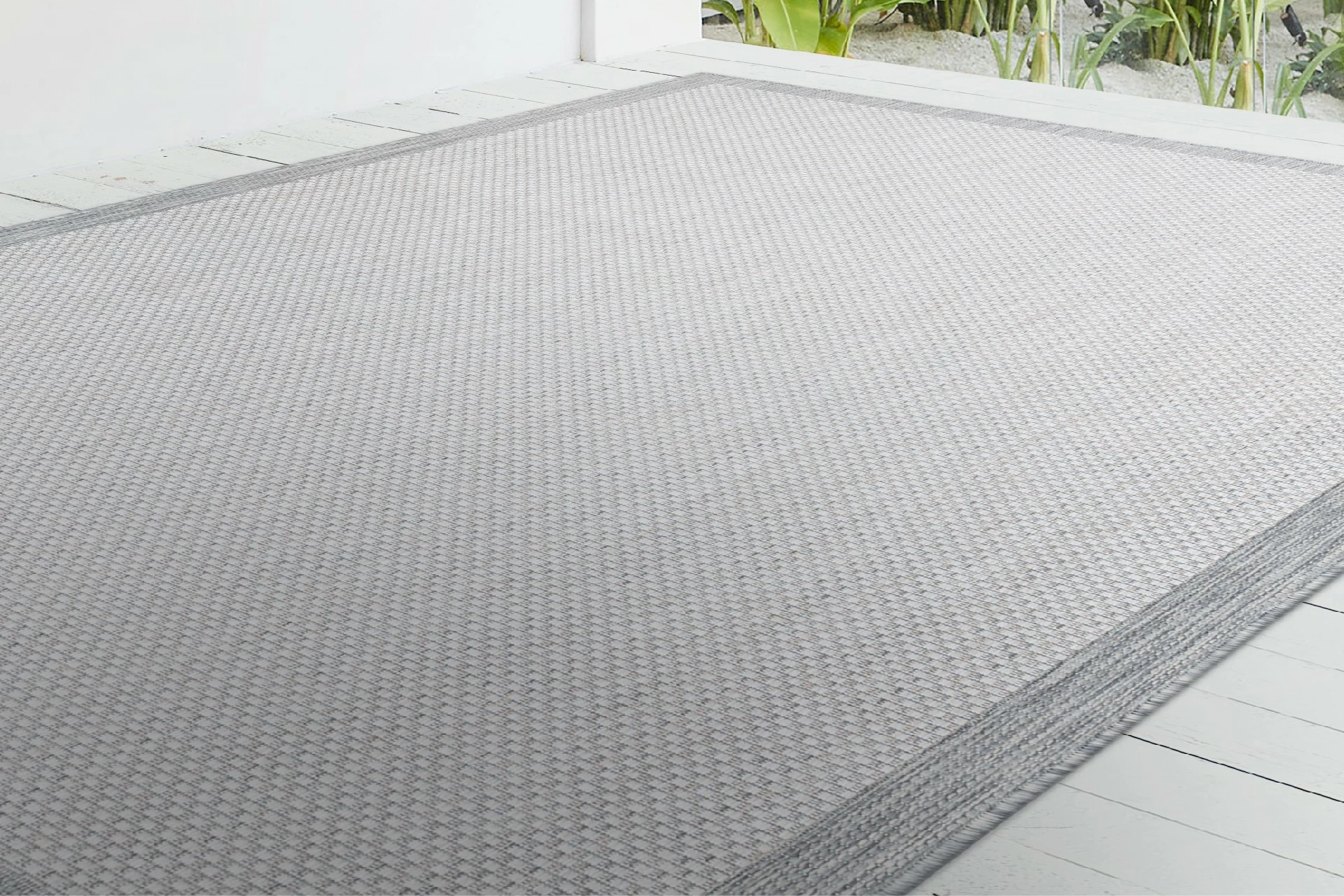 Qilim Conceptum Hypnose, 50x80cm, ngjyrë antracit dhe e bardhë