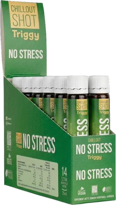 No Stress Shots – Suplement kundër Stresit (25ml x 14)