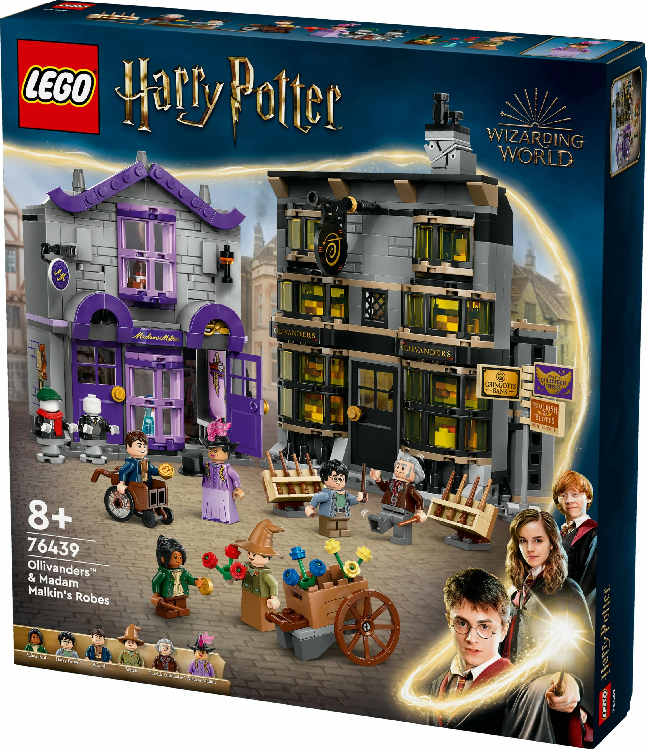 Set ndërtimi LEGO Ollivanders™ & Madam Malkin's Robes, 744 copë, shumëngjyrësh