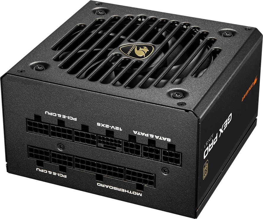 PSU COUGAR GEX PRO 850, 850W, 80 Plus Gold, fully modular, ATX, PCIe 5.0 12VHPWR, e zezë
