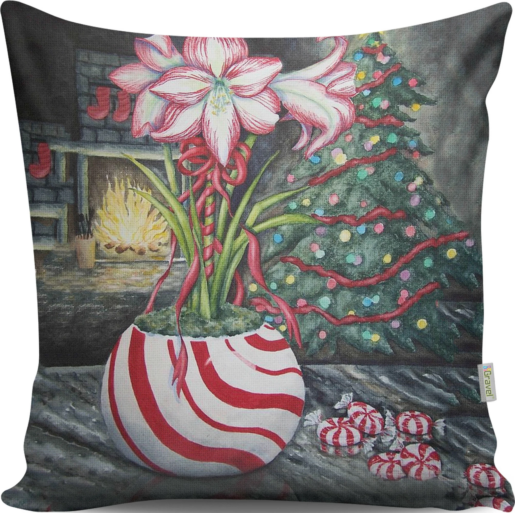 Jastëk dekorativ Evila Originals, A13046, shumëngjyrësh, 43x43cm