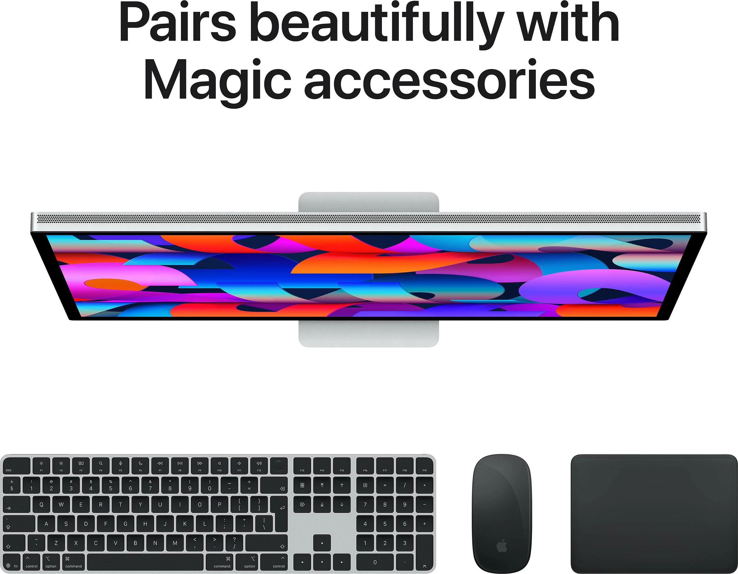 Monitor Apple Studio Display 27", 5K, Nano-texture, adapter VESA, pa stand, i argjendtë