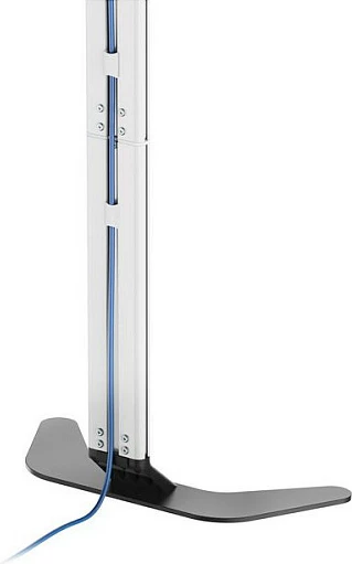 Mbajtëse dyshemeje për TV/monitor EQUIP 650614, 37–86", VESA 600x400, 45 kg, argjend