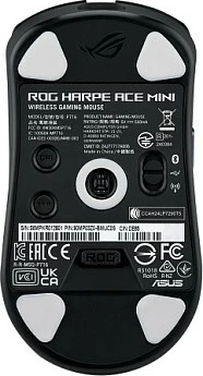 Maus ASUS ROG Harpe Ace Mini, Ambidextrous, Optical, RF Wireless + Bluetooth + USB Type-C, 42000 DPI, Ngjyrë e zezë