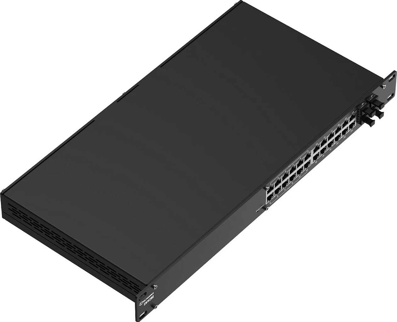 Switch Teltonika SWM280, 24-Port Gigabit, 12x PoE+ 300W, 4x SFP, Rackmount