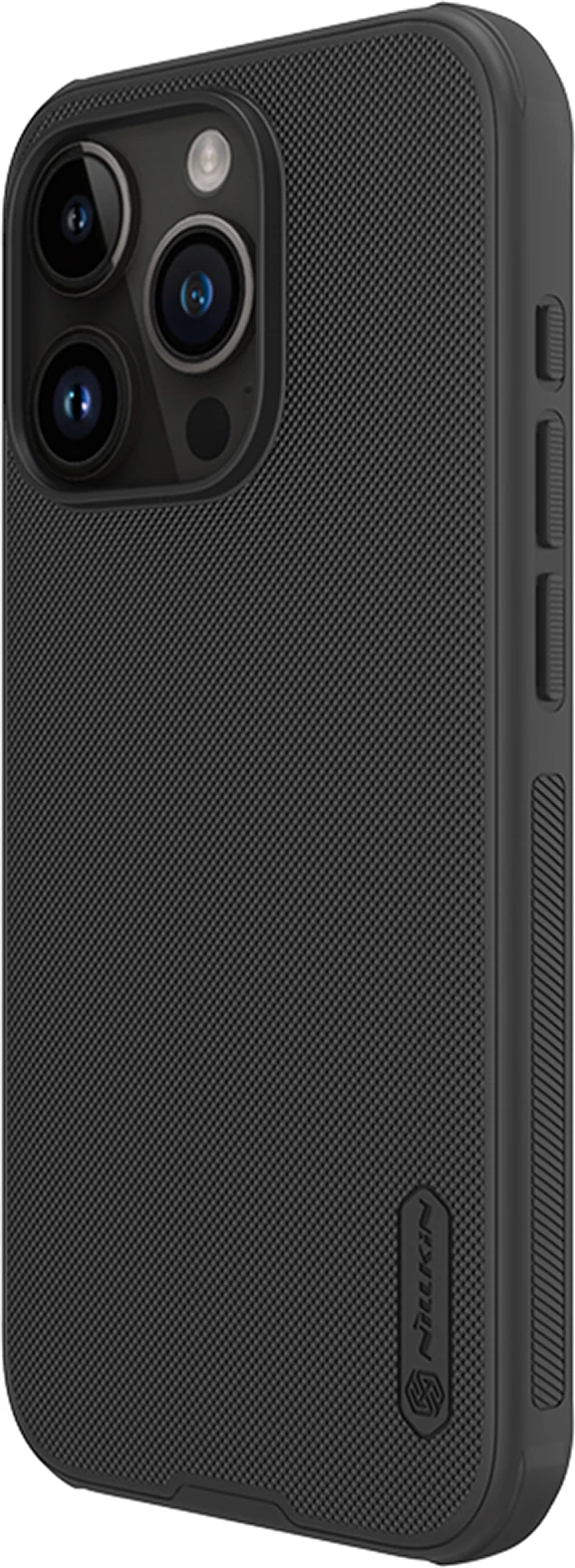 Mbështjellës Nillkin Super Frosted Shield Pro për iPhone 15 Pro, i zi