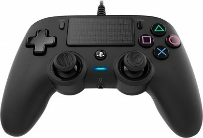 Kontroller Nacon Compact PS4OFCPADBLACK, për PS4/PC, me kabllo 3 m, i zi