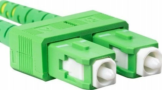 Kabllo fiber optike patchcord Lanberg SM LC/UPC–SC/APC duplex 2 m G657A1 LSZH 3.0 mm, e verdhë