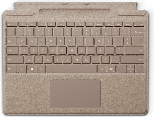 Tastierë Microsoft Surface Pro Keyboard, QWERTZ gjermanisht, Touchpad, Alcantara, sand