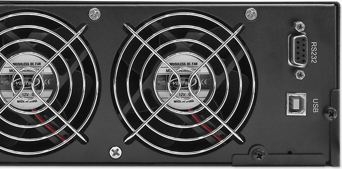 UPS rack Qoltec 53946, 2kVA, 1600W, LCD, i zi