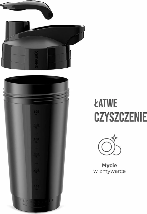 Shishe shaker NO10, e zezë