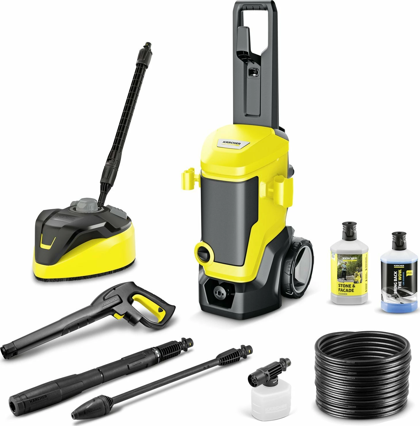 Pastrues me presion Karcher K 7 WCM FJ Home BB (1.317-403.0) 180 bar 3 kW 600 l/h zorrë 10 m, verdhë/zi, set Home