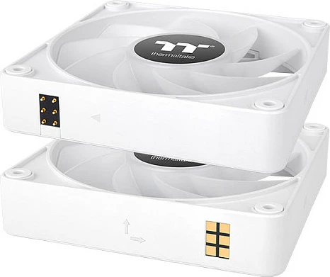 Ventilator Thermaltake CT120 EX Reverse ARGB Sync, 12 cm, i bardhë