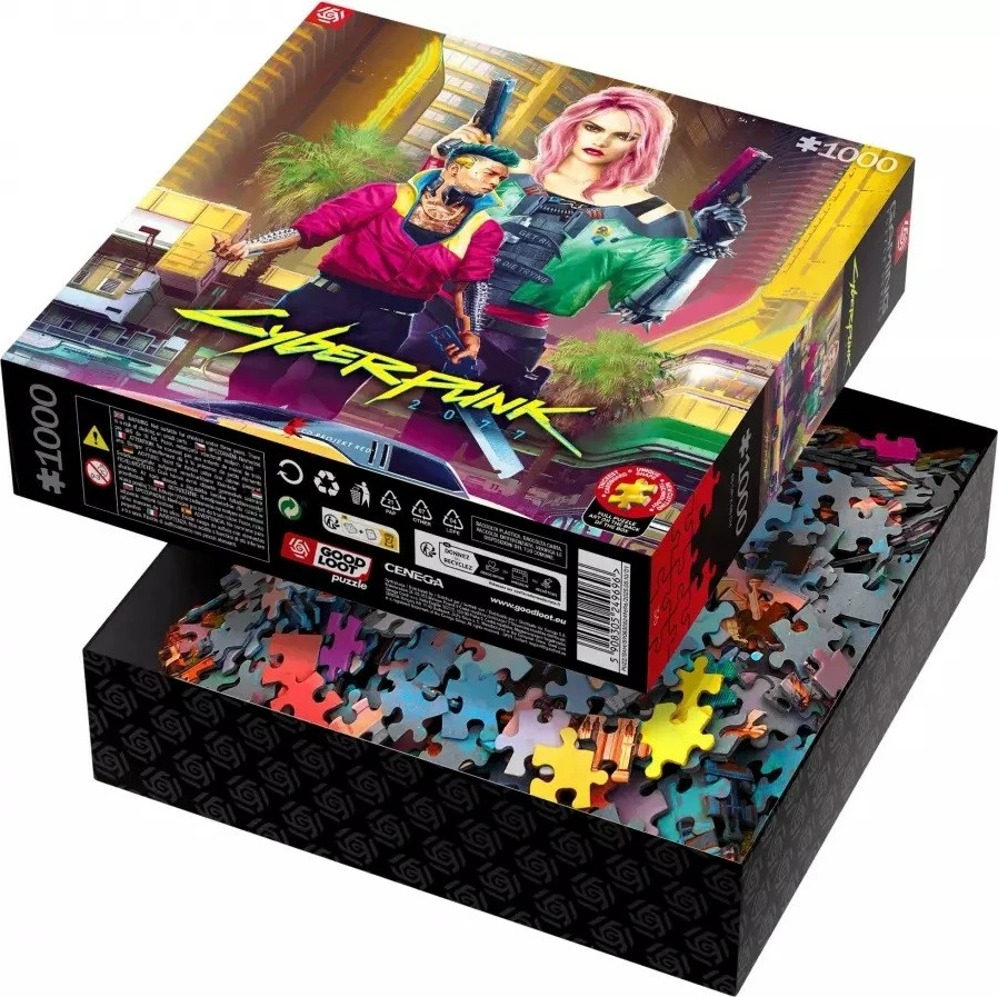 Puzzle Cyberpunk 2077 Good Loot Gaming 1000 pjesë, Kitsch Style
