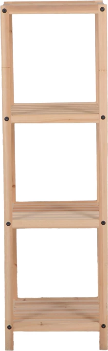 Raft dyshemeje Zendia, dru bredhi natyral, 35x30x100cm