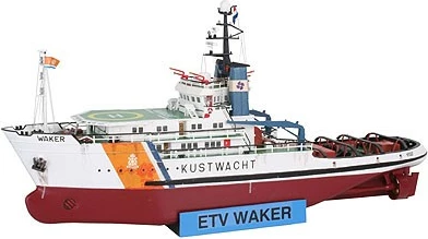 Model plastik anije roje bregdetare Revell Waker MPN 05240, shkallë 1:200, 140 copë, 33.8 cm