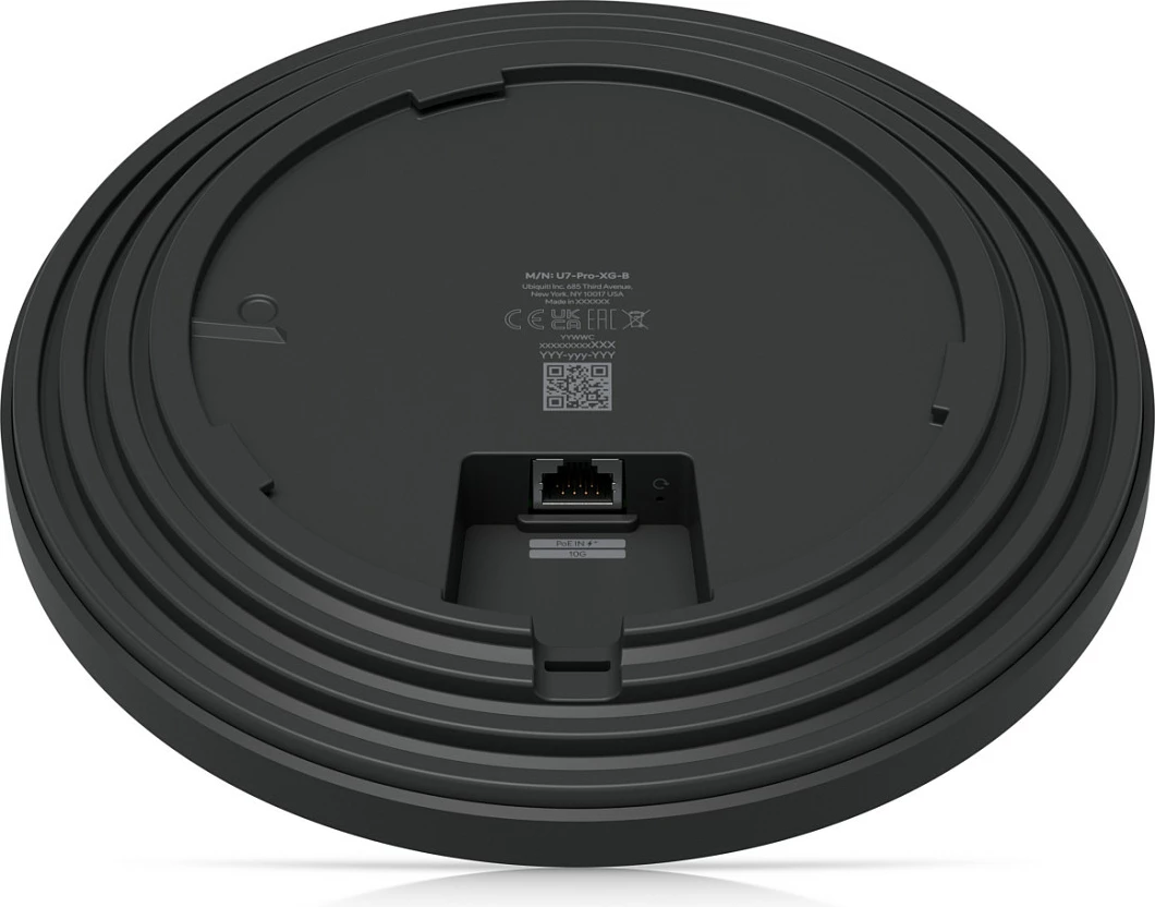 Access point Ubiquiti UniFi U7-PRO-XG-B, WiFi 7, tri-band 2.4/5/6 GHz, 10GbE, i zi