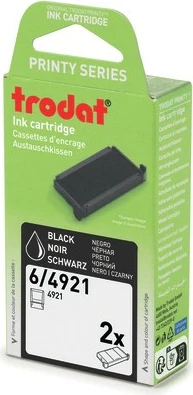 Patrone Trodat 6/4921, e zezë, 2 copë