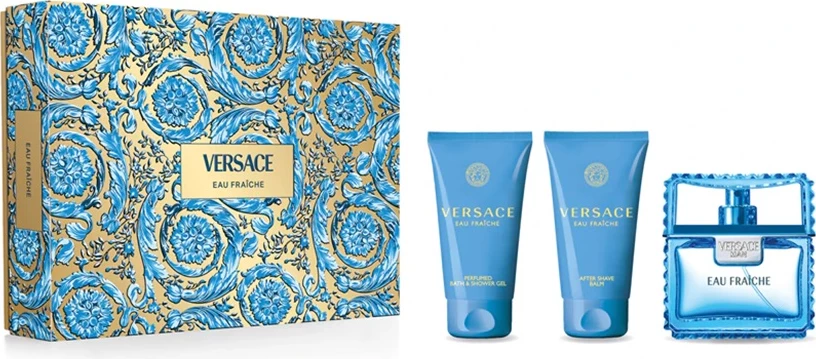 Set Eau de Toilette për meshkuj Versace Man Eau Fraiche, 50ml