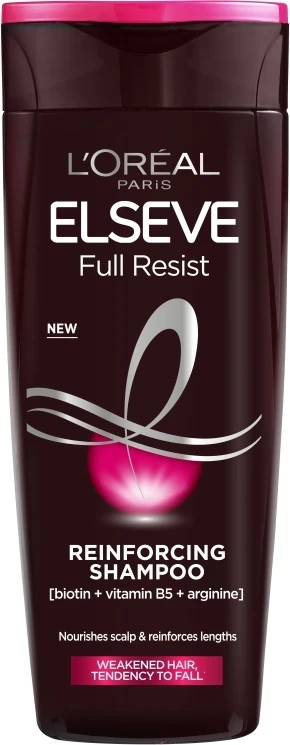 Shampon për flokë L'oreal Elseve Reinforcing, 250 ml