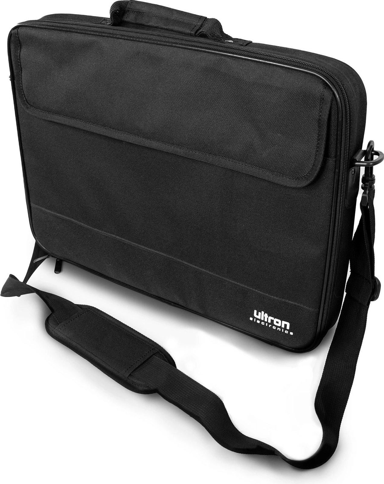 Çantë laptopi Ultron 371960, briefcase 17", me rrip supi, e zezë