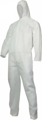 Kombinezon mbrojtës LAHTI PRO L4150202 50 g/m² madhësia M, i bardhë