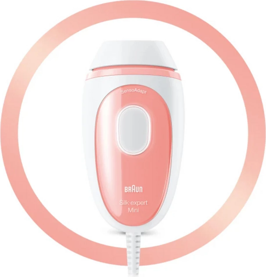 Heqës qimesh IPL, Braun, Silk-expert Mini PL1000 437796, standard, rozë