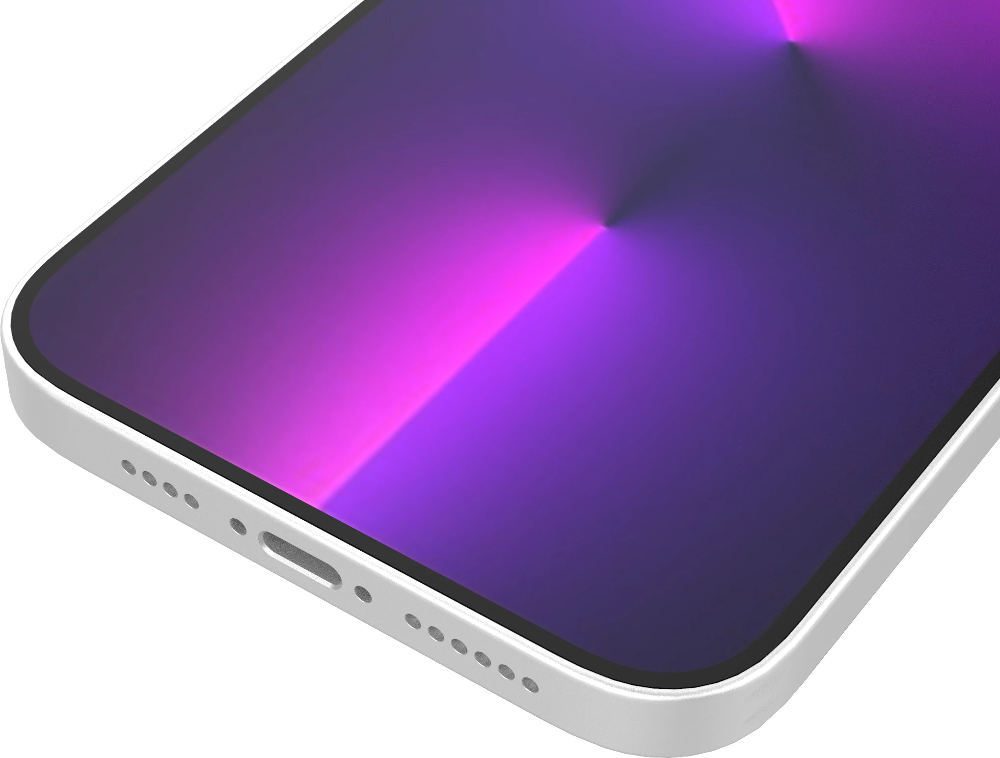 Mbështjellës Hurtel Ombre Protect Case për iPhone 14 Pro, rozë-kaltër