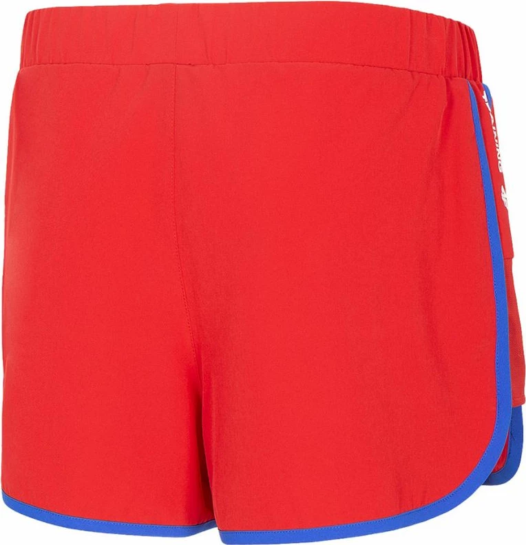 Shorce për femra 4F, për stërvitje, të kuqe