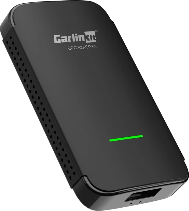 Adapter wireless Carlinkit CP2A PRO për CarPlay/Android Auto, i zi, set me 2 kabllo