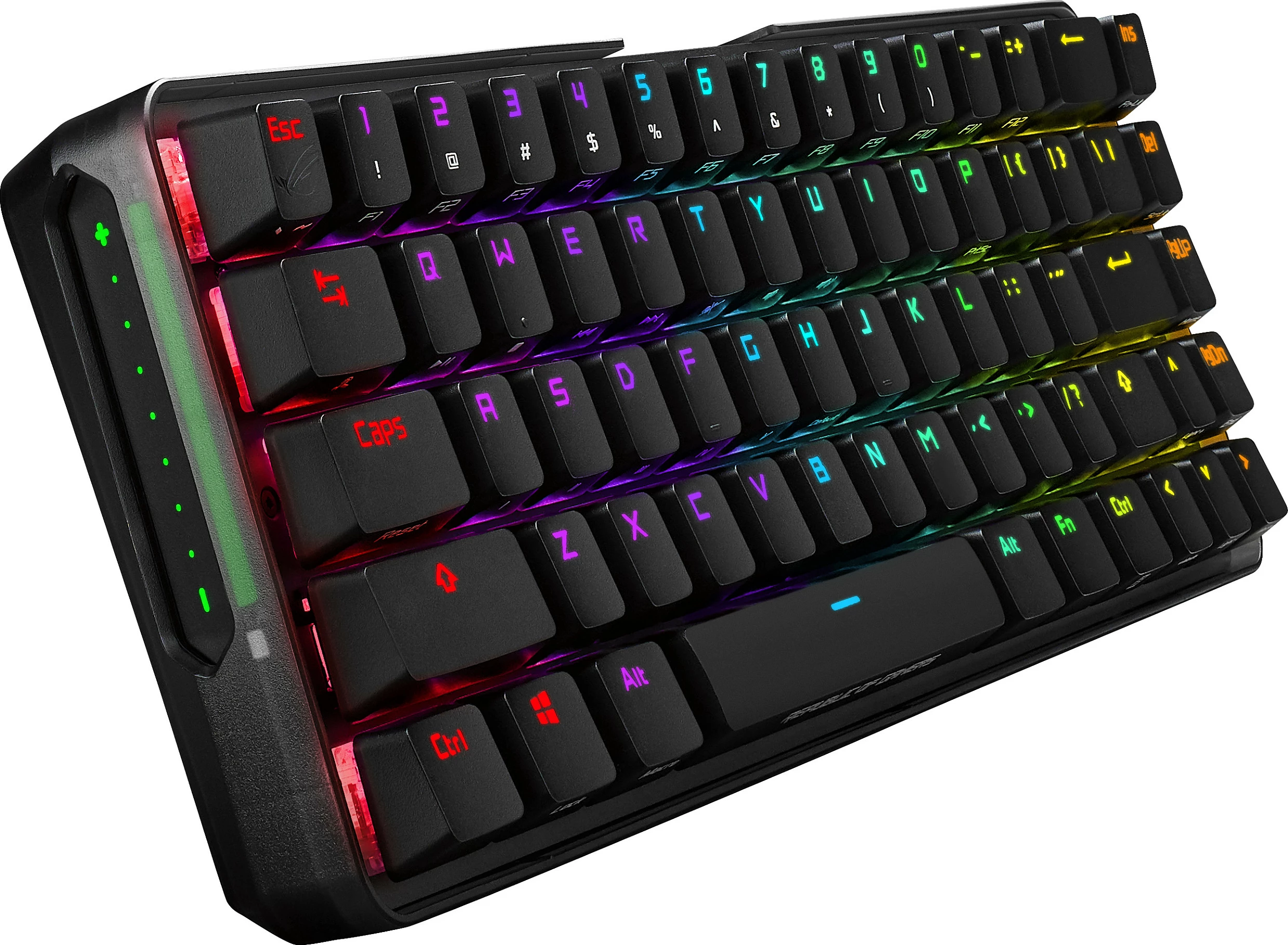 Tastierë gaming ASUS ROG Falchion NX, mekanike 65%, AZERTY FR, RGB, wireless/USB-C, e zezë