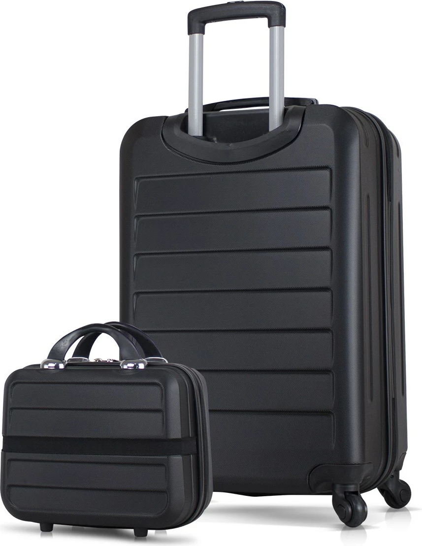 Set valixhesh (2 copë), ngjyrë e zezë, Zoozie Bags, 1642