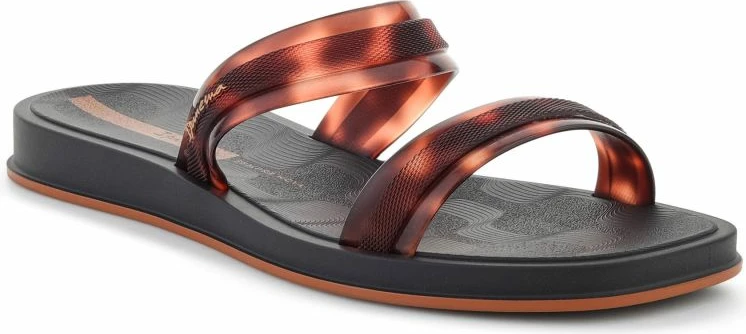 Shapka femrash Ipanema Glow Trendy Slide AD 27421-BR850, të zeza/turtle/brown [Madhësia: 38]