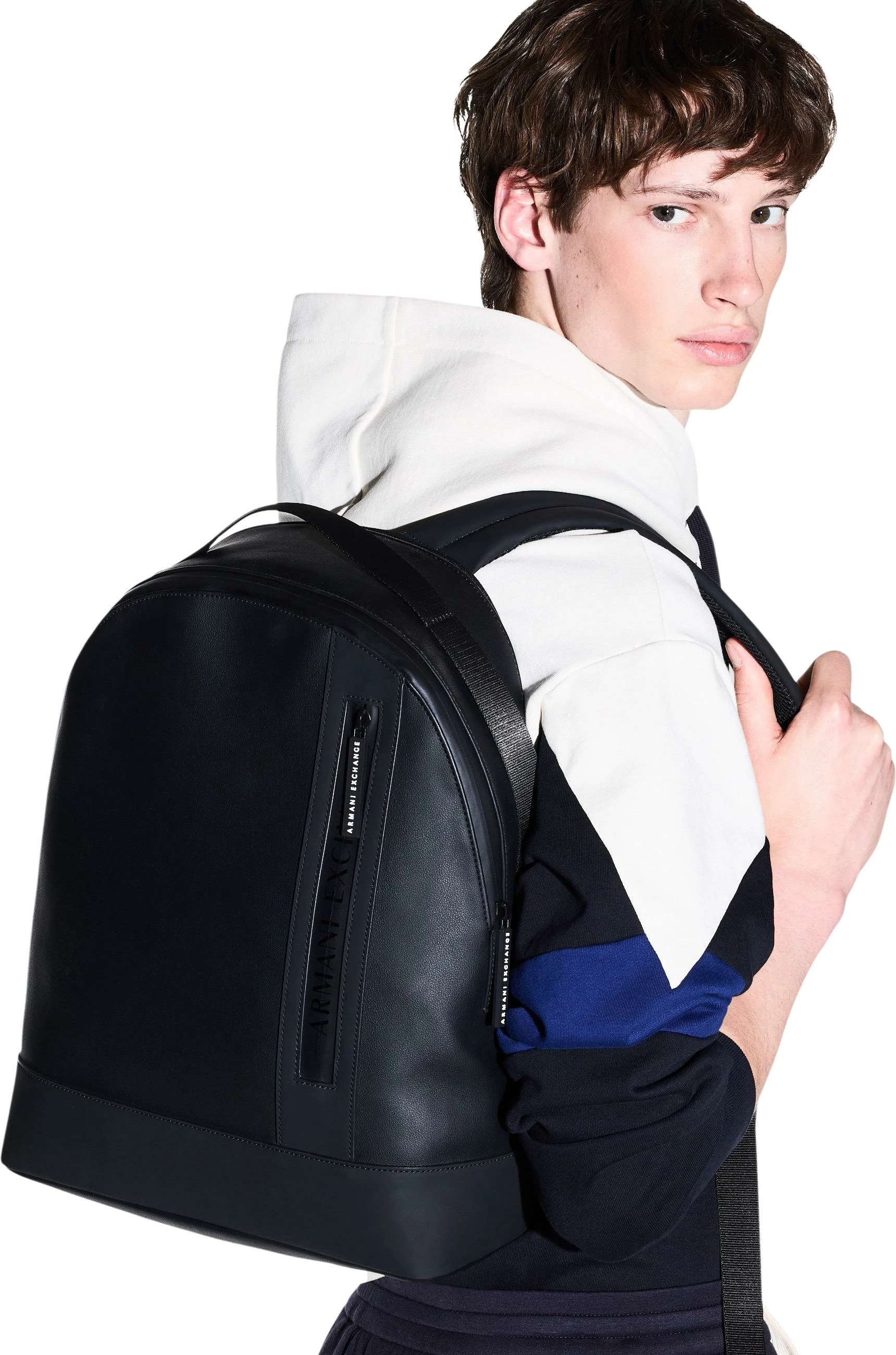 Çantë shpine Armani Exchange XM003167 AF26679, e zezë