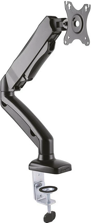Krah monitori VALUE me sustë gazi, VESA 75x75/100x100, clamp tavoline, deri 6.5 kg, i zi